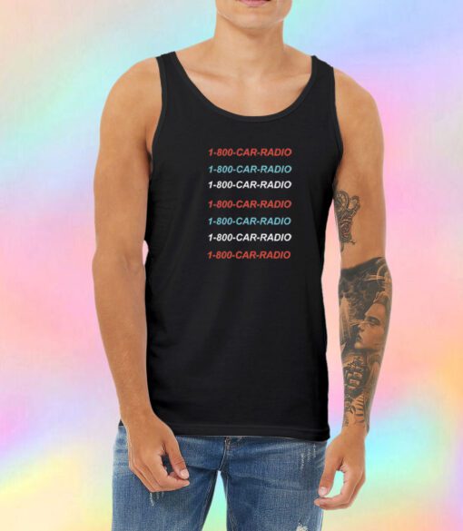 1 800 car radio hotlinebling Twenty One Pilots edition Unisex Tank Top