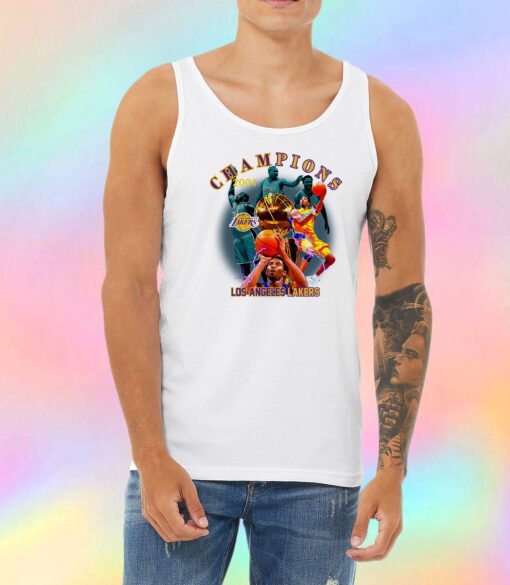 2001 Lakers Championship Vintage Unisex Tank Top