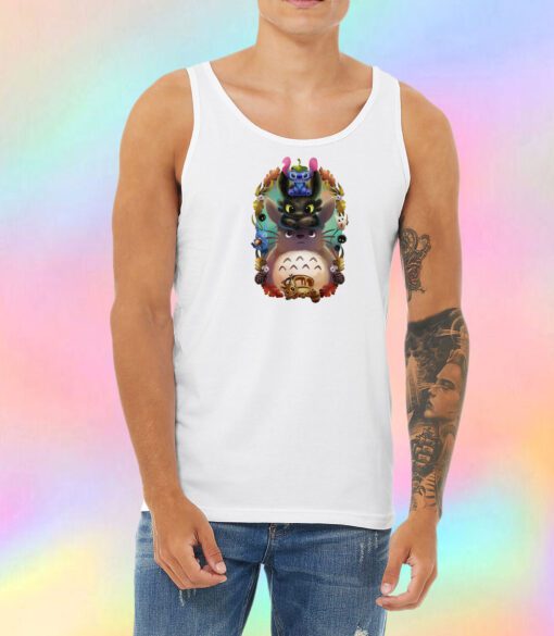 A stack of cuties all the way down Unisex Tank Top