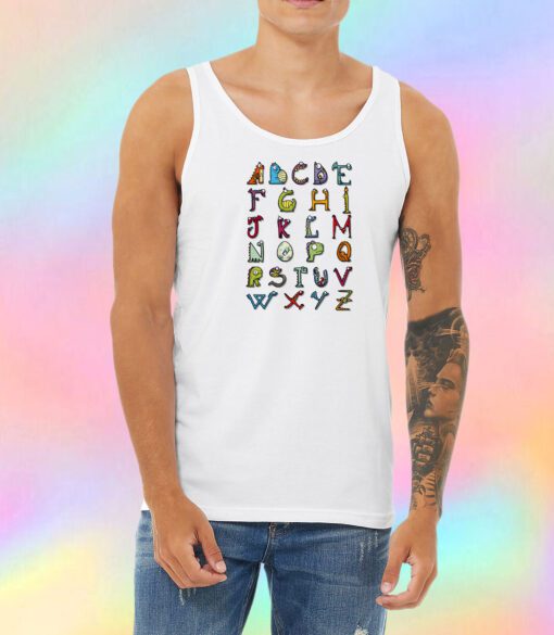 ABCsaurus Unisex Tank Top