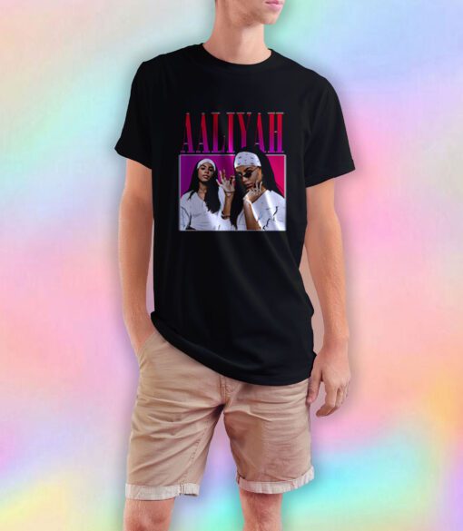 Aaliyah Vintage Retro T Shirt