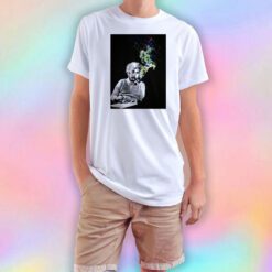 Albert Einstein Smoking Colors T Shirt