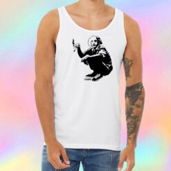 Albert Einstein Smoking Unisex Tank Top