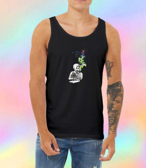 Albert Einstein The Cosmos Transformed Unisex Tank Top