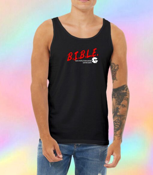 B.I.B.L.E. Unisex Tank Top