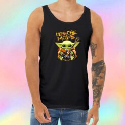 Baby Yoda Hug Depeche Mode Guitar Unisex Tank Top