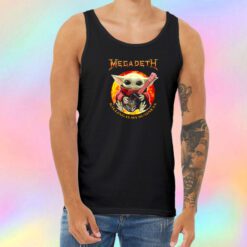 Baby Yoda Hug Guitar Megadeth Killing Is My Business Unisex Tank Top