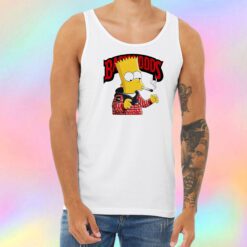 Backwoods Bart Simpson Smoking Unisex Tank Top