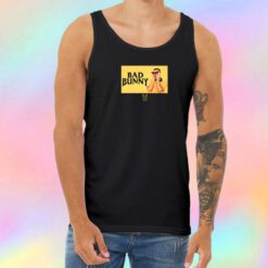 Bad Bunny Black and yellow Unisex Tank Top