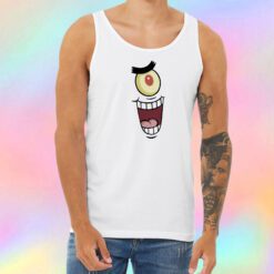 Bad Nickelodeon Plankton Face Unisex Tank Top