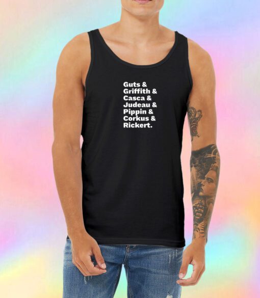 Band of the Hawk list Unisex Tank Top