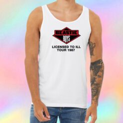 Beastie Boys Licensed to Ill Tour 1987 Unisex Tank Top