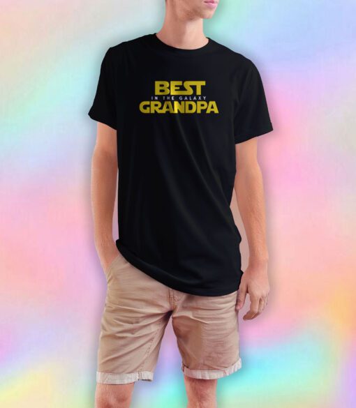 Best Grandpa in the Galaxy T Shirt