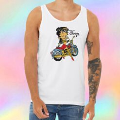 Betty Boop Biker Cartoon Unisex Tank Top