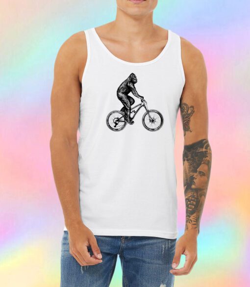 Bigfoot Mountain Bike Unisex Tank Top