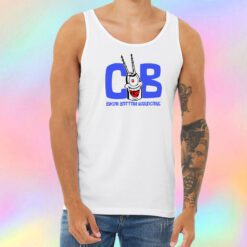 Bikini Bottom Hardcore WHITE Unisex Tank Top