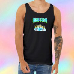 Billie Eilish Car Flames Tour Unisex Tank Top