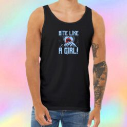 Bite Like a Girl Unisex Tank Top