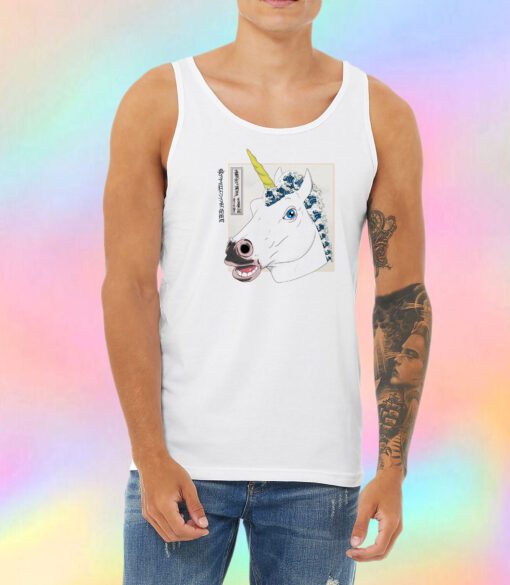 Bizarrawa wave Unisex Tank Top