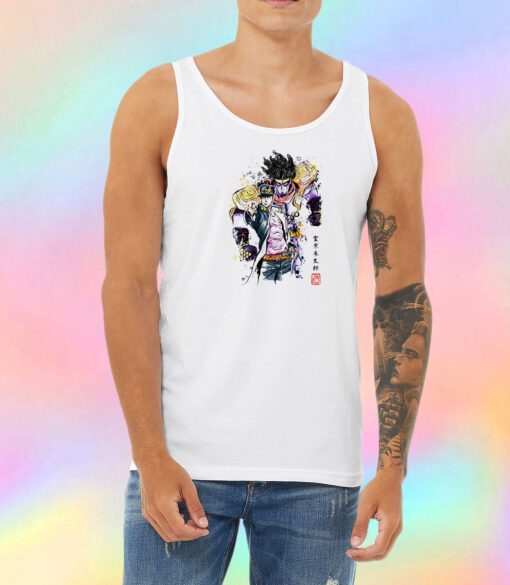 Bizarre Adventure Watercolor Unisex Tank Top