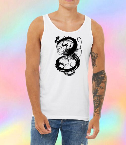 Black Dragon Unisex Tank Top