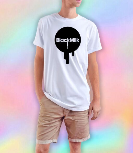 Black Milk Clothing Drip Logo T Shirt