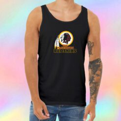 Black Washington Redskin Unisex Tank Top