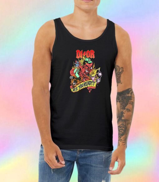 Bleached Goods Devilish Grin Unisex Tank Top