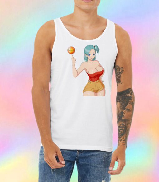 Blue Ball Bulma Unisex Tank Top