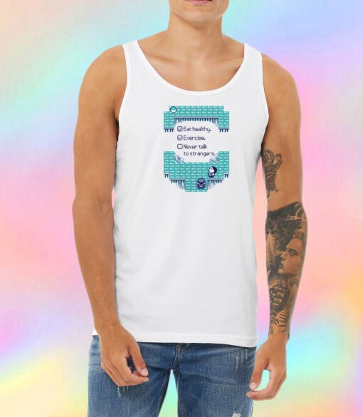 Blue Trainer Tips Unisex Tank Top