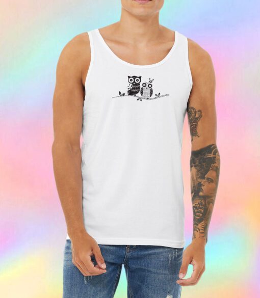 Boho Owls Unisex Tank Top