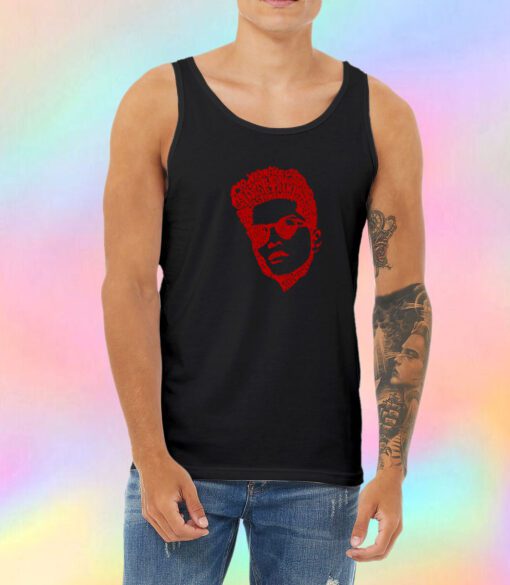 Bruno Mars Thypography Unisex Tank Top