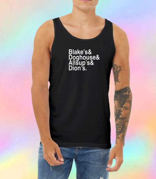 Burque Helvetica 2.0 Unisex Tank Top