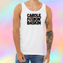 CAROLE FuCKIN BASKIN black Unisex Tank Top