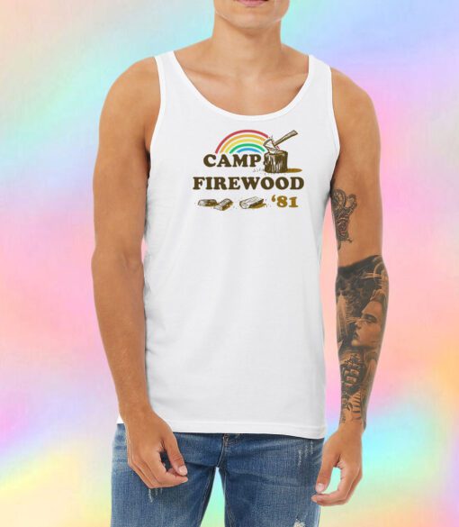 Camp Firewood Unisex Tank Top