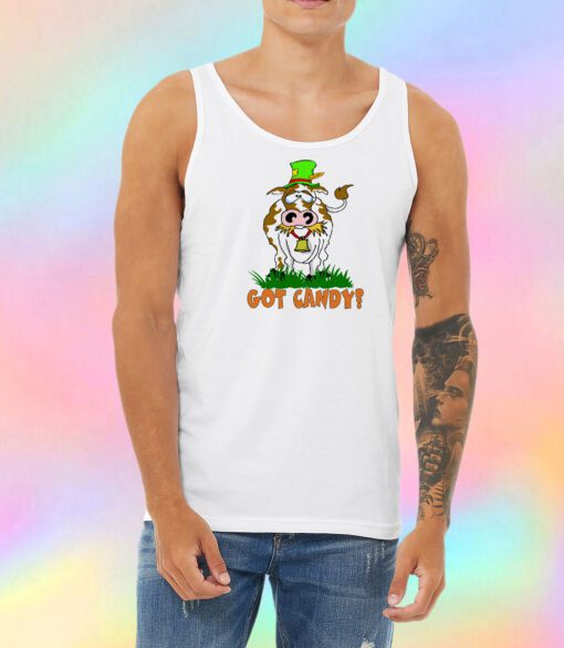 Candy Cow Unisex Tank Top