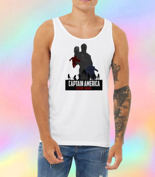 Captain America Civil War Unisex Tank Top