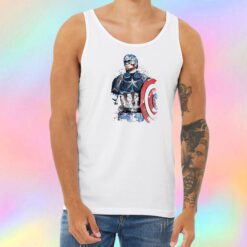 Captain Watercolor Unisex Tank Top