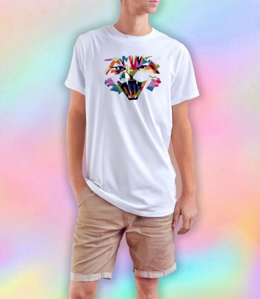 Cat 2D Colorfull T Shirt