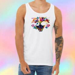 Cat 2D Colorfull Unisex Tank Top