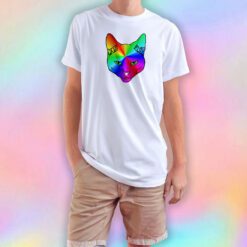 Cats Rule Rainbow Meow T Shirt