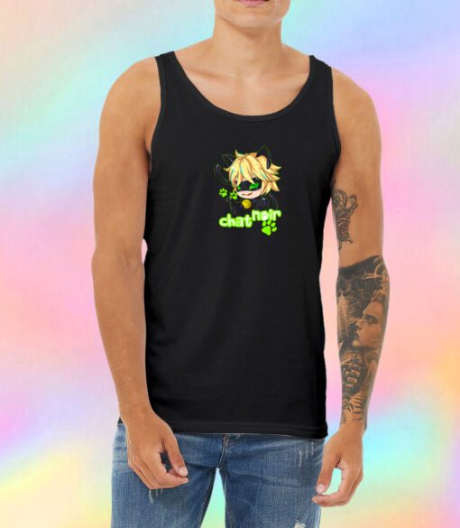 Chat Noir Unisex Tank Top