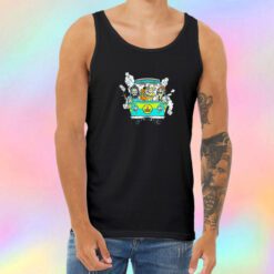 Cheech And Chong With Scooby Doo Smoke Unisex Tank Top