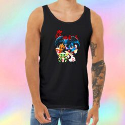 Chick Fil A Baby Yoda Baby Groot and Toothless Stitch Gizmo Unisex Tank Top