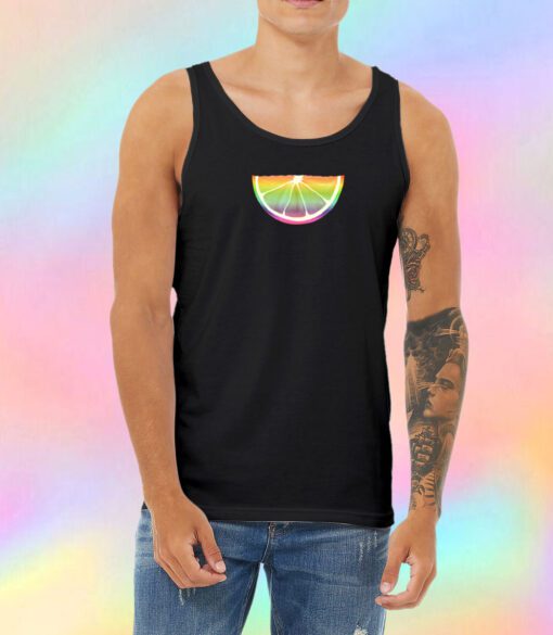 Citrus Rainbow Slice Unisex Tank Top