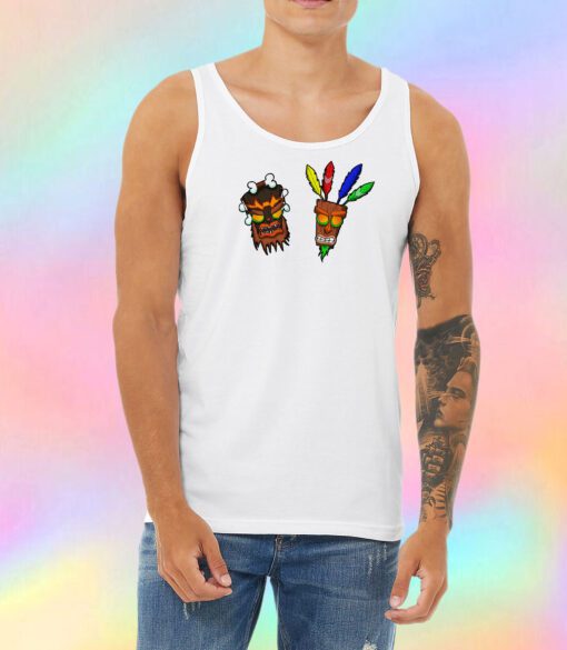 Crash Bandicoot Uka Uka et Aku Aku Unisex Tank Top