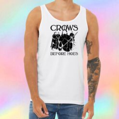 Crows Before Hoes Anime Unisex Tank Top