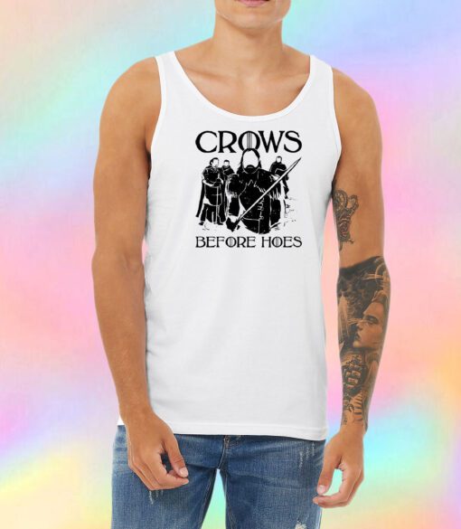 Crows Before Hoes Anime Unisex Tank Top