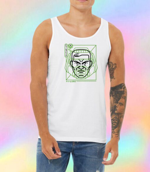 Cyber Helmet Doomslayer Unisex Tank Top