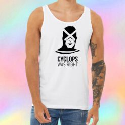 Cyclops Was Right Unisex Tank Top